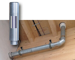 Double-walled LORO-X composite pipes made of solid steel