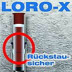 LORO-X Backflow protection