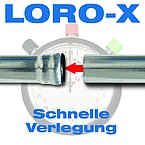 LORO-X Fast installation with push-fit socket