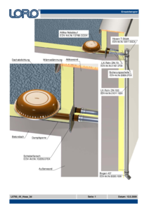 Parapet drainage with high performance 