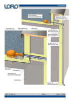 Emergency drainage 90 degree upstand 
