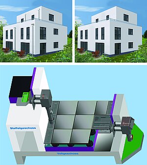 LORO-X QUATTROFLUX set-back storey drainage