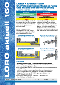 LORO-X DUOSTREAM set-back storey and cascade drainage