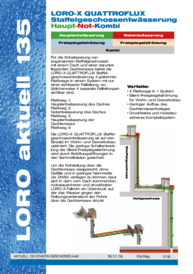 LORO-X QUATTROFLUX set-back storey drainage main-emergency-combi